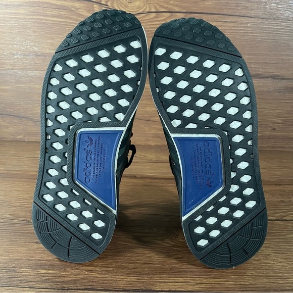 Adidas NMD R1 Primeblue Suede Athletic Sneakers Women’s Size 8.5 Shoes - Picture 6 of 11